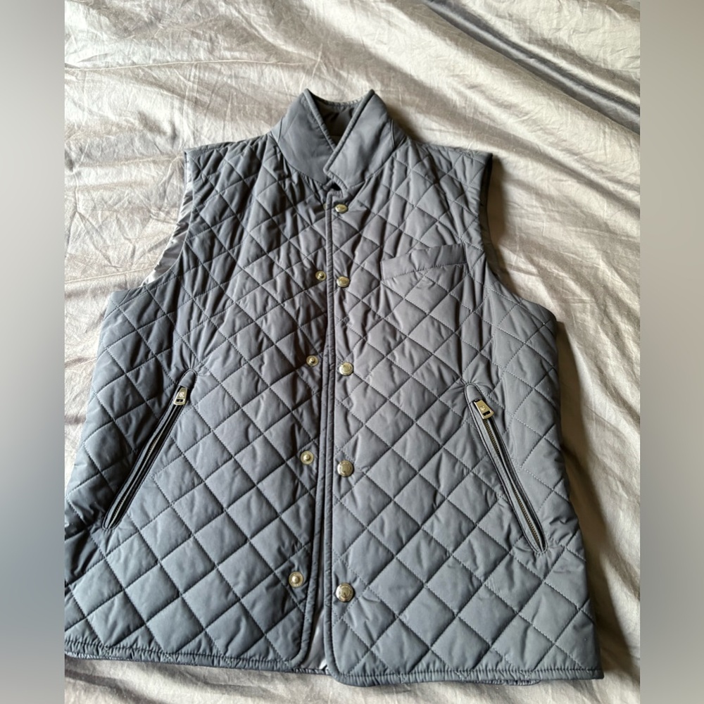 Ralph Lauren purple label navy vest. Size is XS barely used and good condition.